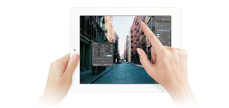 Brilliant HD touch screen