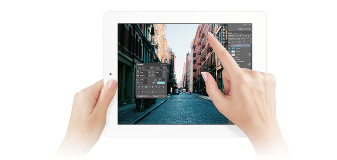 Brilliant HD touch screen